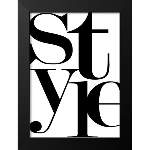 Style Black Modern Wood Framed Art Print by Mi, Suki