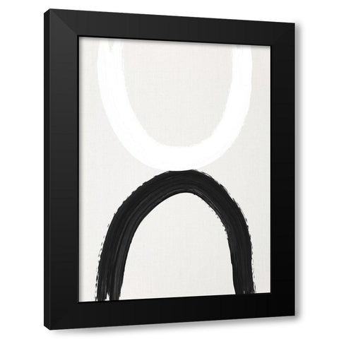The Arches No.1 Black Modern Wood Framed Art Print with Double Matting by Ratcliffe, Tiffany