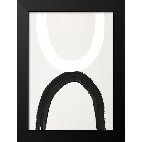 The Arches No.1 Black Modern Wood Framed Art Print by Ratcliffe, Tiffany