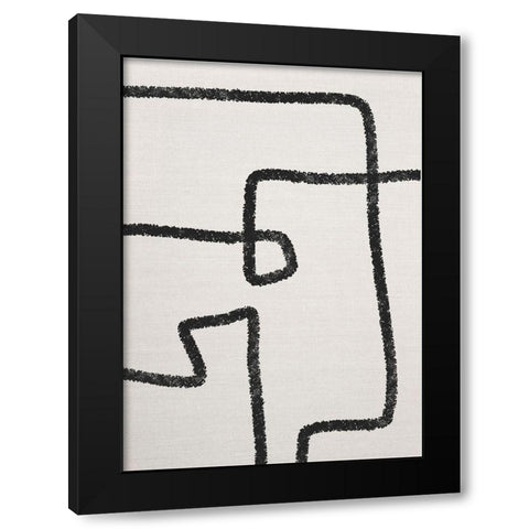 The Journey No.2 Black Modern Wood Framed Art Print with Double Matting by Ratcliffe, Tiffany