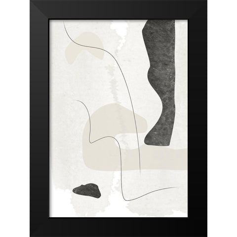 Wonder No.2 Black Modern Wood Framed Art Print by Ratcliffe, Tiffany