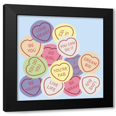 Youre Fab Black Modern Wood Framed Art Print by Hollie, Jasmine