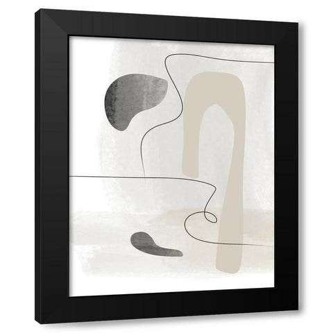 Wonder No.4 Black Modern Wood Framed Art Print with Double Matting by Ratcliffe, Tiffany