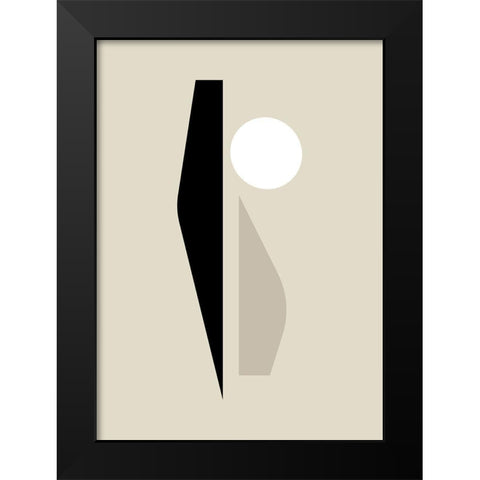 Shard I Black Modern Wood Framed Art Print by Ratcliffe, Tiffany