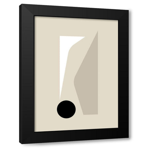 Shard II Black Modern Wood Framed Art Print with Double Matting by Ratcliffe, Tiffany