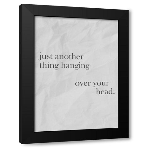 Just Another Thing Black Modern Wood Framed Art Print with Double Matting by Mi, Suki