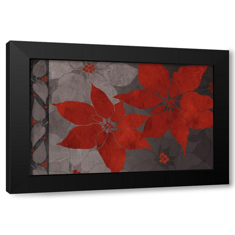 Nuit de Noel I Black Modern Wood Framed Art Print by Art Licensing Studio