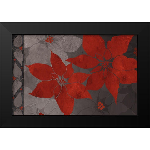 Nuit de Noel I Black Modern Wood Framed Art Print by Art Licensing Studio