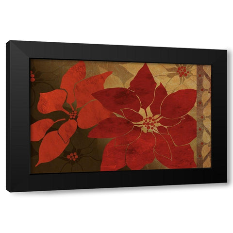 Nuit de Noel II Black Modern Wood Framed Art Print by Art Licensing Studio