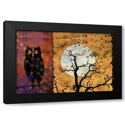 All Hallows Eve 1I Black Modern Wood Framed Art Print by Art Licensing Studio