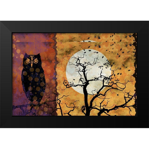 All Hallows Eve 1I Black Modern Wood Framed Art Print by Art Licensing Studio