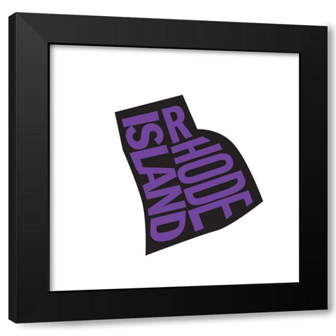 Rhode Island Black Modern Wood Framed Art Print by Art Licensing Studio