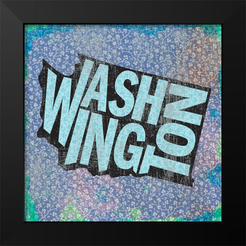 Washington Black Modern Wood Framed Art Print by Art Licensing Studio