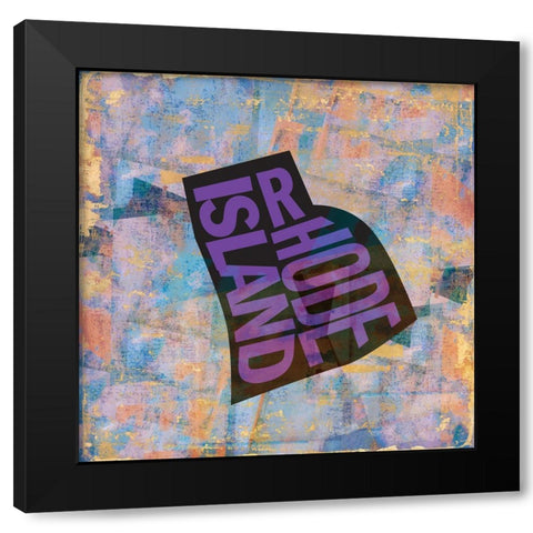 Rhode Island Black Modern Wood Framed Art Print with Double Matting by Art Licensing Studio