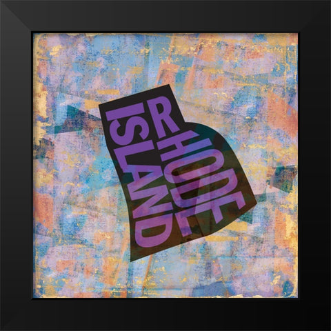 Rhode Island Black Modern Wood Framed Art Print by Art Licensing Studio