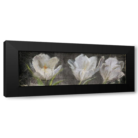 Tulip Triolet Black Modern Wood Framed Art Print by Art Licensing Studio