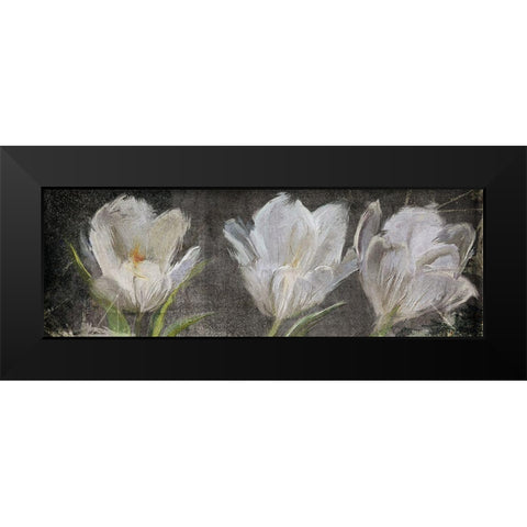 Tulip Triolet Black Modern Wood Framed Art Print by Art Licensing Studio