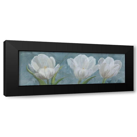 Tulip Triolet 2 Black Modern Wood Framed Art Print by Art Licensing Studio