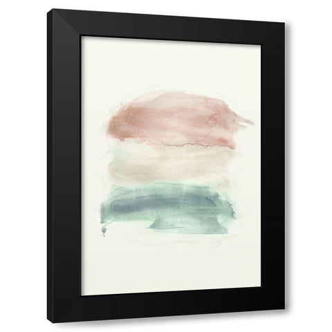 Water flow 1 Black Modern Wood Framed Art Print by Art Licensing Studio