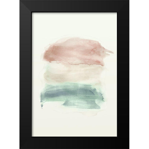 Water flow 1 Black Modern Wood Framed Art Print by Art Licensing Studio