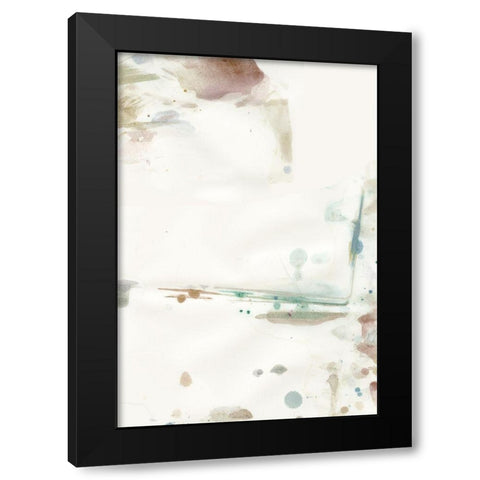 Water spot 1 Black Modern Wood Framed Art Print with Double Matting by Art Licensing Studio