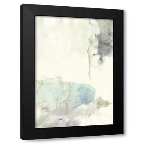 Water weed 1 Black Modern Wood Framed Art Print with Double Matting by Art Licensing Studio