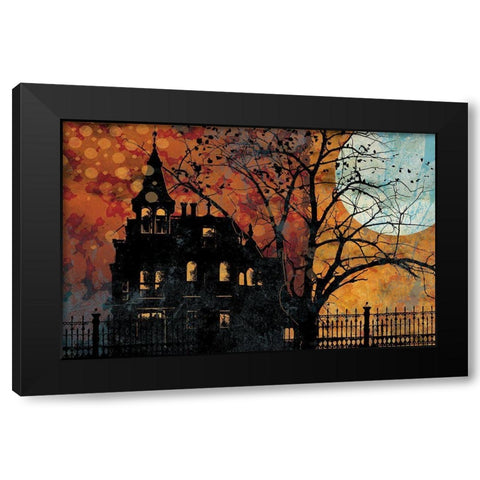 All Hallows Eve III Black Modern Wood Framed Art Print by Art Licensing Studio