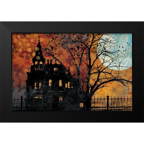 All Hallows Eve III Black Modern Wood Framed Art Print by Art Licensing Studio