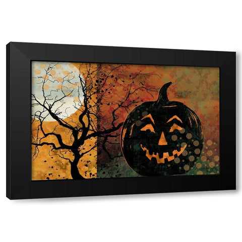 All Hallows Eve IV Black Modern Wood Framed Art Print by Art Licensing Studio
