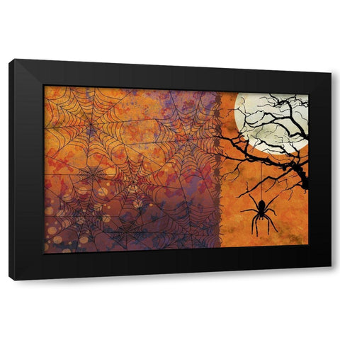 All Hallows eve V Black Modern Wood Framed Art Print by Art Licensing Studio