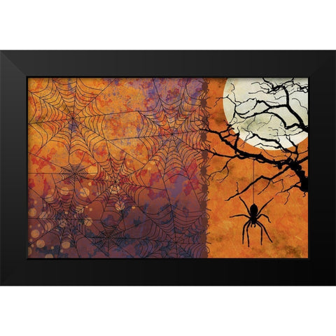All Hallows eve V Black Modern Wood Framed Art Print by Art Licensing Studio