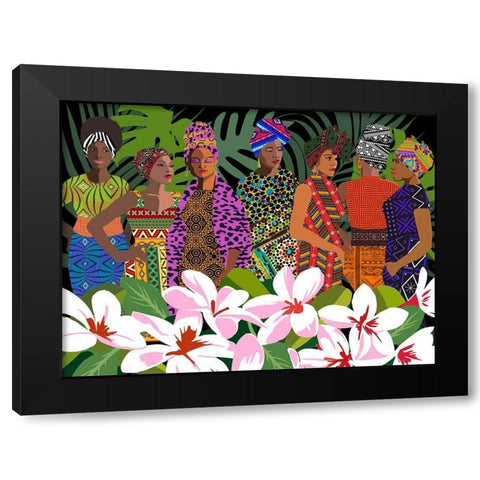 Women of Substance Black Modern Wood Framed Art Print with Double Matting by Art Licensing Studio