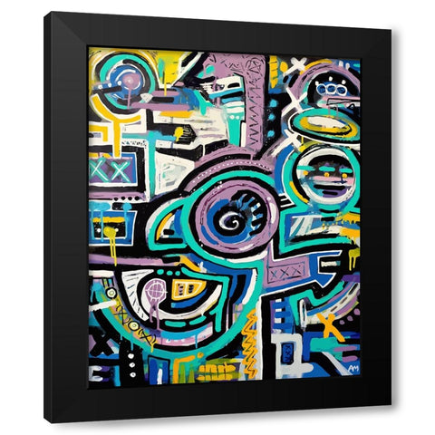 Totem 2025 Black Modern Wood Framed Art Print with Double Matting by Mcilwaine, Alloyius