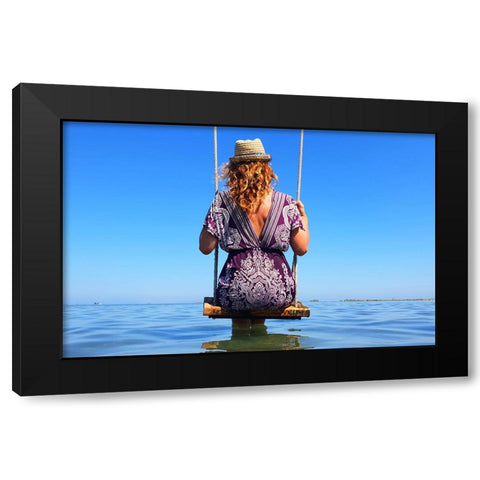 20180816_191419 Black Modern Wood Framed Art Print with Double Matting by Heine, Ben