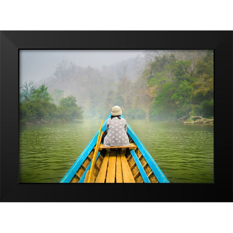 Destiny Thailand - 127 Black Modern Wood Framed Art Print by Heine, Ben