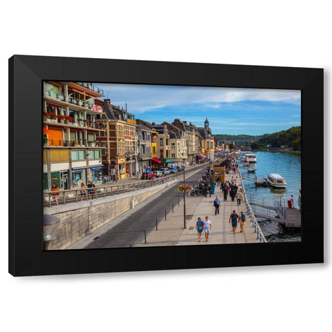 Dinant 5 Black Modern Wood Framed Art Print by Heine, Ben