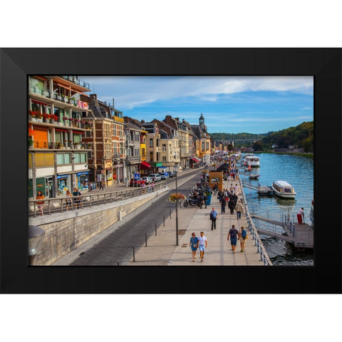 Dinant 5 Black Modern Wood Framed Art Print by Heine, Ben
