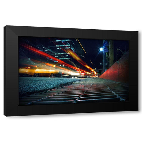 Gangnam Routine - South Korea Black Modern Wood Framed Art Print with Double Matting by Heine, Ben