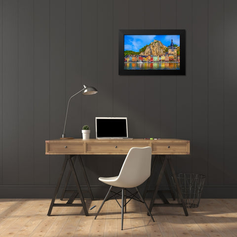 Beautiful Dinant Black Modern Wood Framed Art Print by Heine, Ben