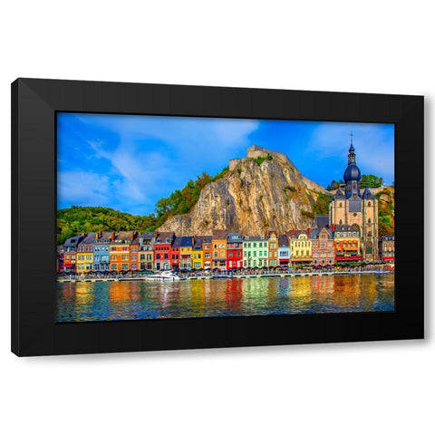 Beautiful Dinant Black Modern Wood Framed Art Print with Double Matting by Heine, Ben
