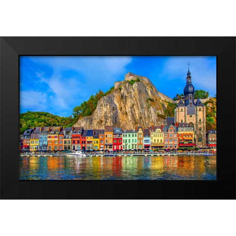 Beautiful Dinant Black Modern Wood Framed Art Print by Heine, Ben