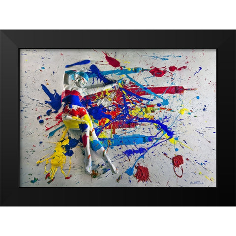 Flesh and Acrylic - Caroline Madison 3 Black Modern Wood Framed Art Print by Heine, Ben