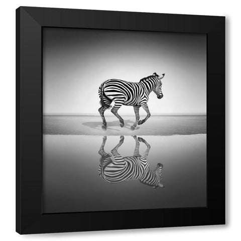 Sea of Freedom Black Modern Wood Framed Art Print with Double Matting by Heine, Ben