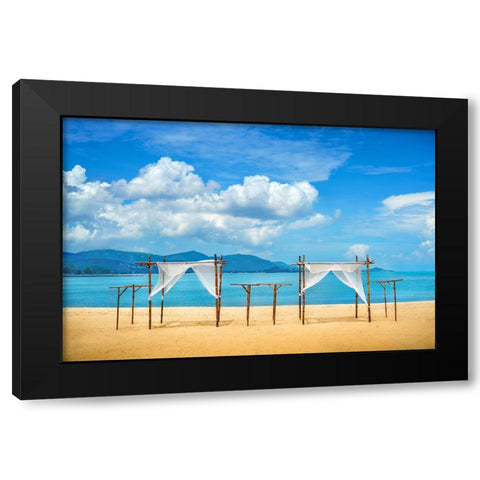 Just Breathe and Relax Thailand - 362 Black Modern Wood Framed Art Print with Double Matting by Heine, Ben