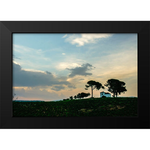 Santiago de Compostela pilgrimage - 216 Black Modern Wood Framed Art Print by Heine, Ben