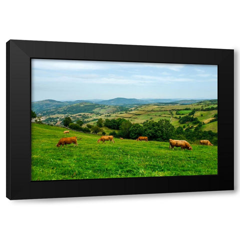 Santiago de Compostela pilgrimage - 237 Black Modern Wood Framed Art Print by Heine, Ben