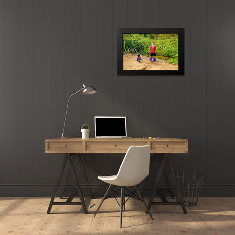 Thailand - 20 Black Modern Wood Framed Art Print by Heine, Ben