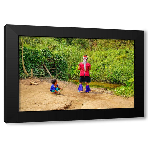 Thailand - 20 Black Modern Wood Framed Art Print with Double Matting by Heine, Ben