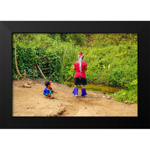 Thailand - 20 Black Modern Wood Framed Art Print by Heine, Ben