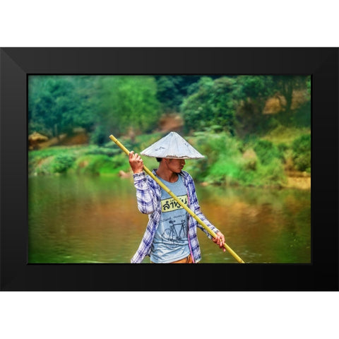 Thailand - 33 Black Modern Wood Framed Art Print by Heine, Ben